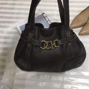 Talbots Brown Leather Bag